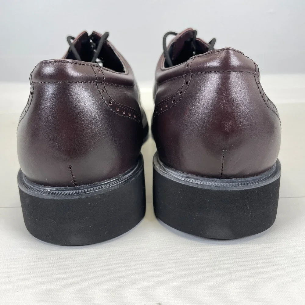 Dressports by Rockport Wingtip Oxford Shoes Mens Size 10.5 Burgundy Leather